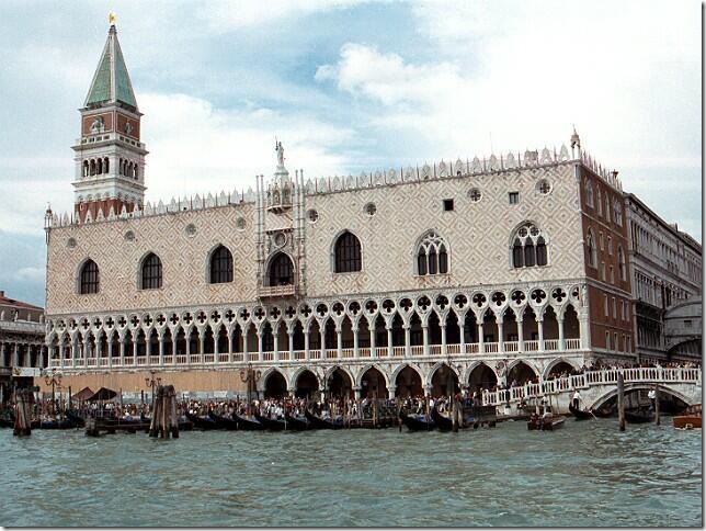 Итальянская готика, палаццо дожей, Венеция