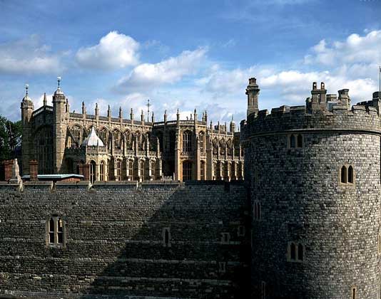 Средневековое искусство, Романский стиль в искусстве Англии, Виндзорский замок